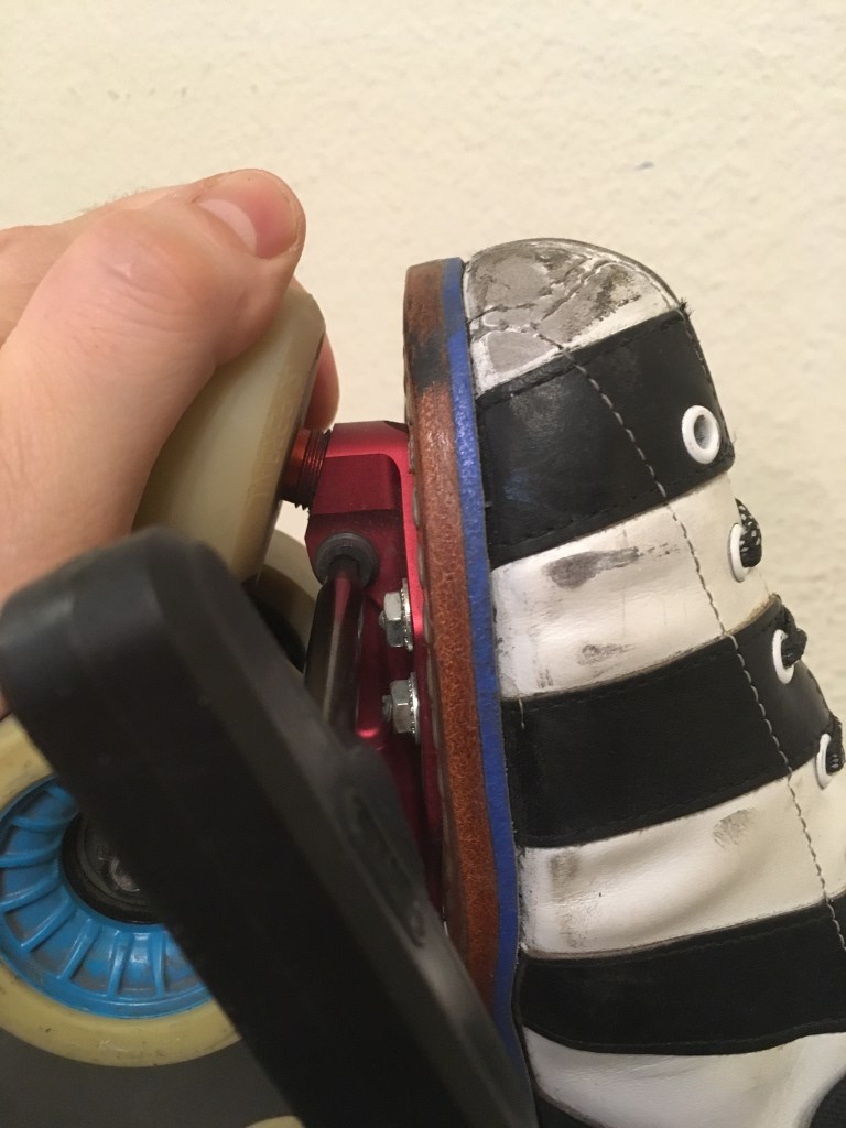 Removing the old toe stops