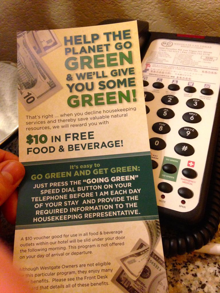 Go Green Savings Flyer